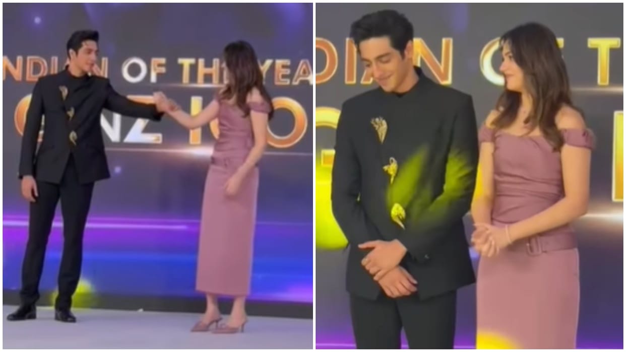 Ahaan panday and aneet padda romantic dance video viral on social media