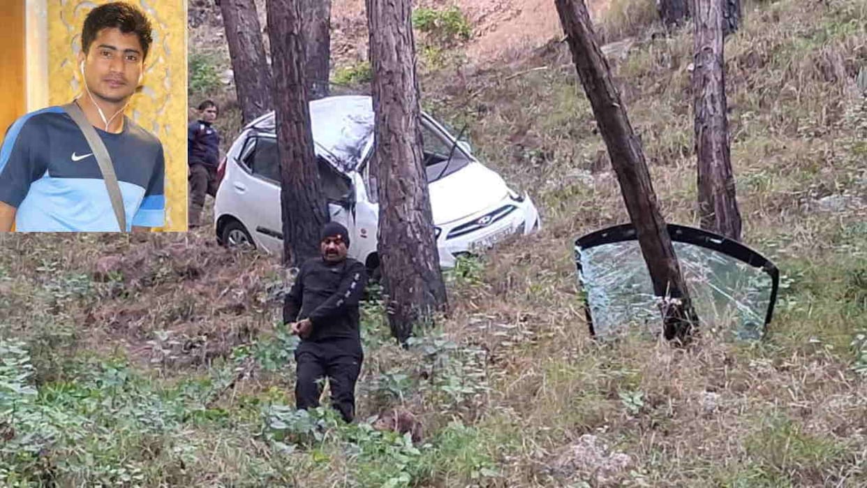 Yoga teacher returning from wedding ceremony dies in car accident on Thatyur-Mussoorie road Tehri Garhwal
