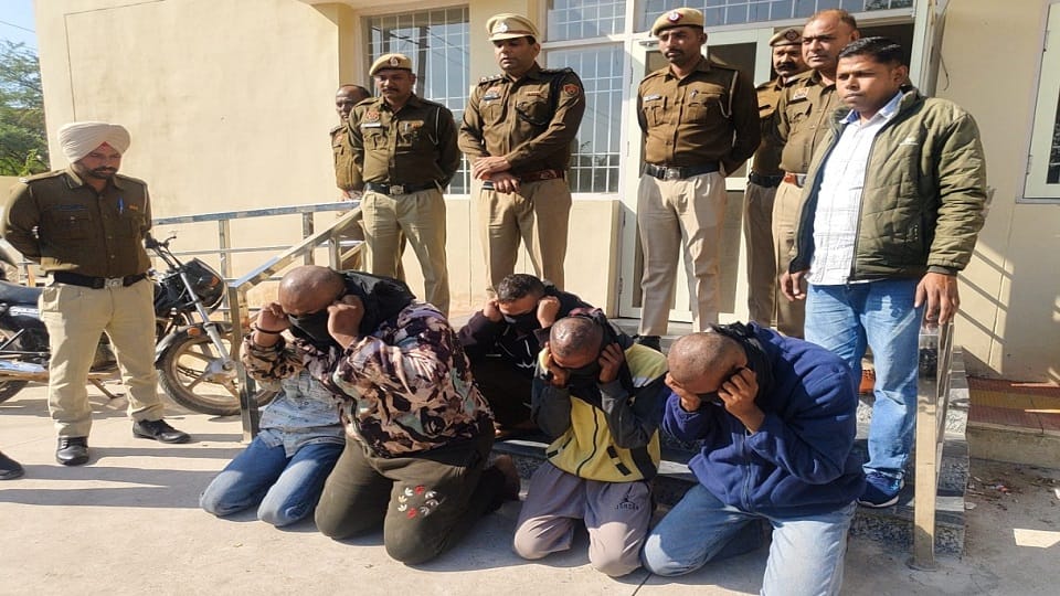 Police arrested five accused in molestation and assault case