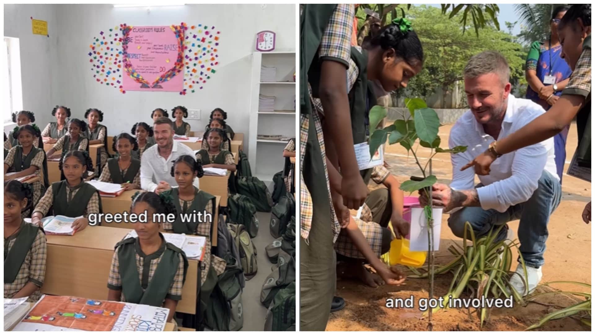 Legend David Beckham Visits India: Calls Traditional Welcome And Dal Ki Chaat ‘Unforgettable’, Plays Football