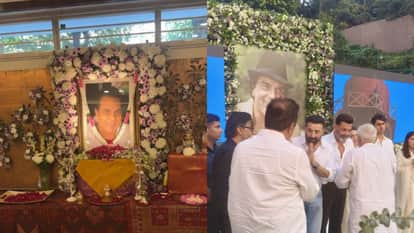 dharmendra prayer meet latest updates photos videos sunny deol bobby deol hema malini