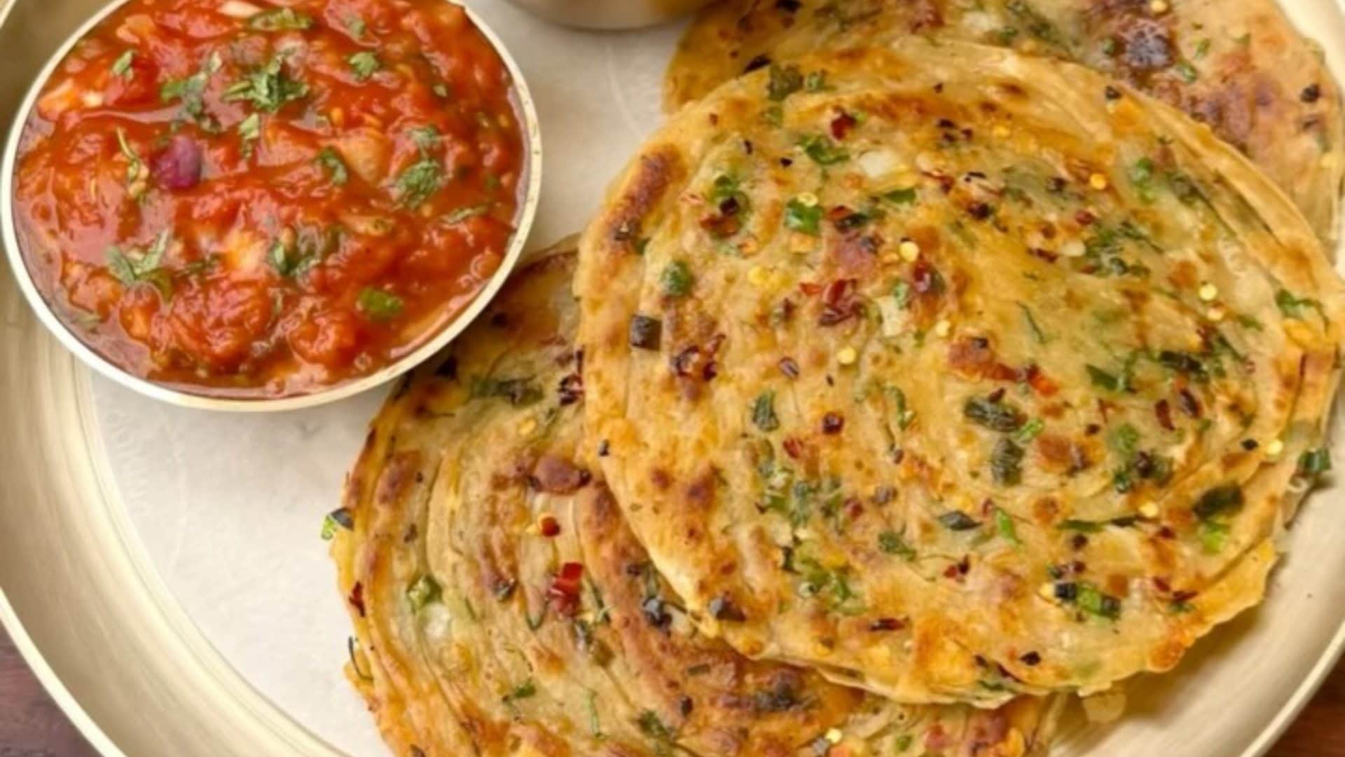 Garlic Paratha Recipe in winter Lahsun Ka Paratha Recipe disprj