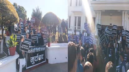 HP Assembly Session: Ruling and opposition parties clashed before the third day's proceedings began, with loud