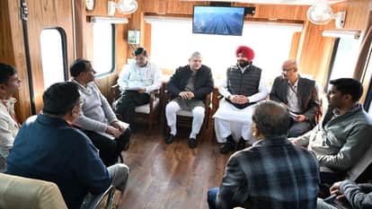 Railway minister Ashwini Vaishnaw inspected the Delhi-Chandigarh rail section