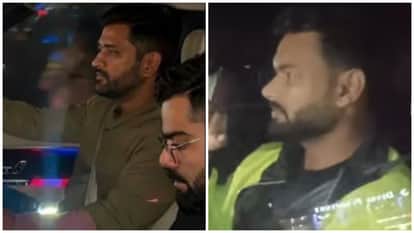 MS Dhoni Virat Kohli Reunion in Ranchi Watch Viral Video, Rishabh Pant, Ruturaj Gaikwad