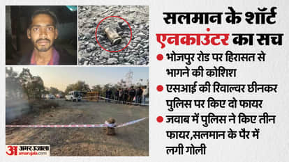 Gauharganj rape: Salman was trying to escape even after his arrest, he was shot in the leg.