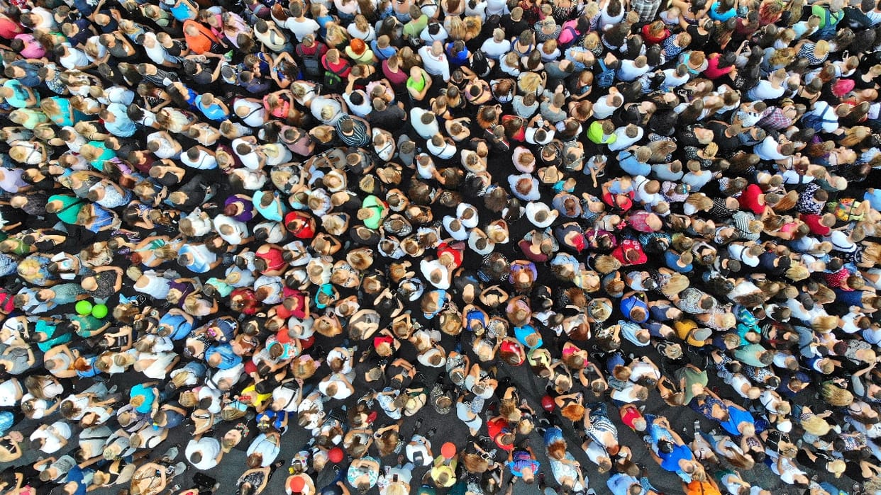 Lucknow's population grew due to migration, not births.
