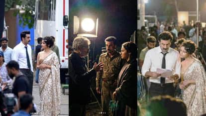 Ranbir Kapoor Vicky Kaushal in Air Force look photos leaked from Love And War sets