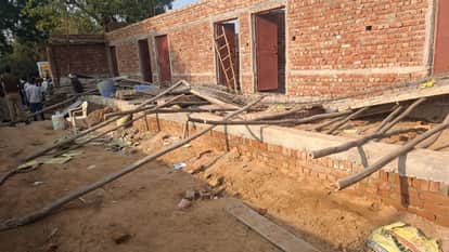 Shuttering of the school verandah fell