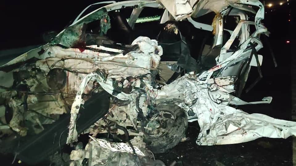 Six people died in a road accident in Sambhal
