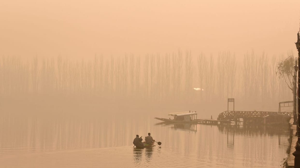 Pulwama was the coldest place in Jammu and Kashmir, with the night temperature dropping to minus 5.1 degrees C