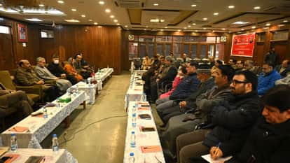 Discussion on the defeat in Budgam and Nagrota by-elections