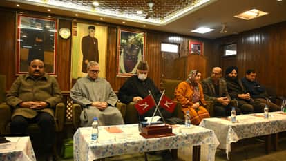 Discussion on the defeat in Budgam and Nagrota by-elections