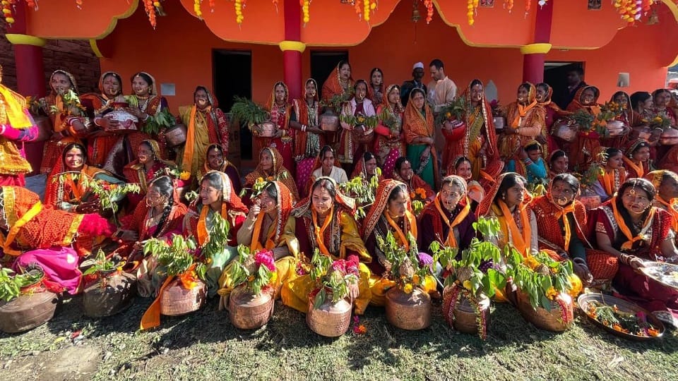 khuda pooja begins in Talla Johar Khora village at pithoragarh