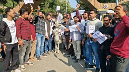 Bhopal News: IAS Verma's controversial statement sparks uproar, Gen-Z group protests with a mannequin mounted