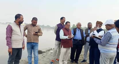 gandak river erosion saran muzaffarpur highlevel inspection permanent solution progress