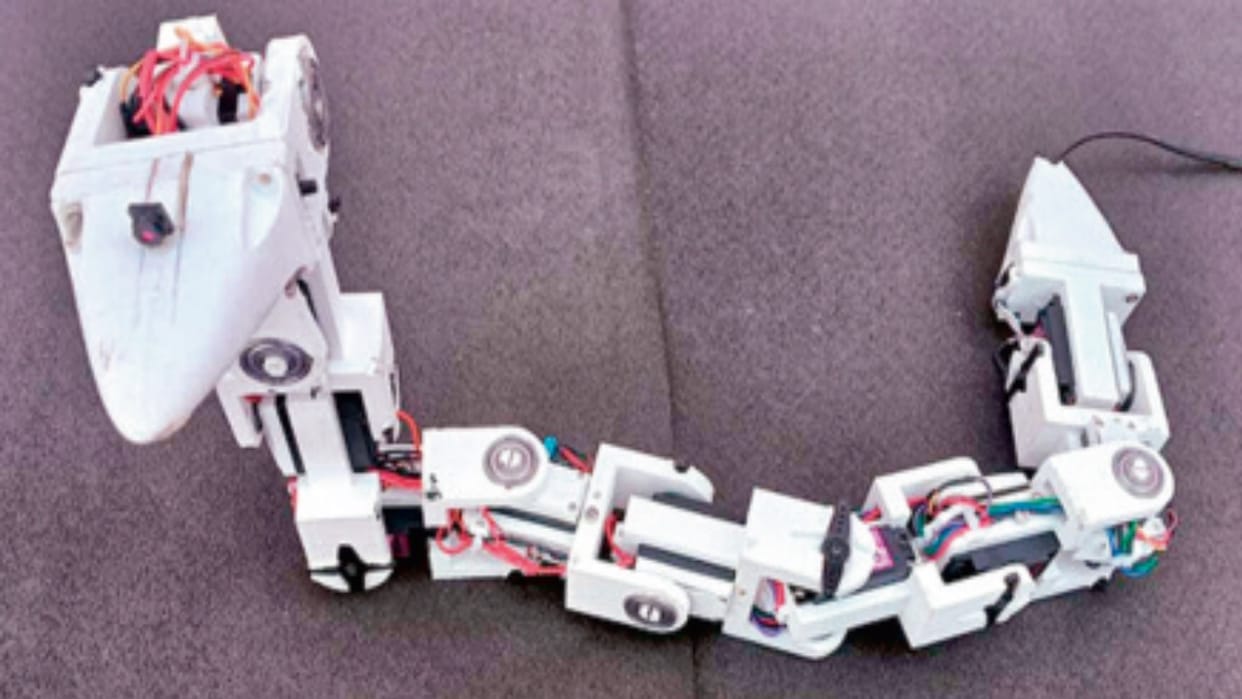Himachal News:  Snake robot will tell every activity in war zone and narrow tunnels, JNGEC Sundernagar made a