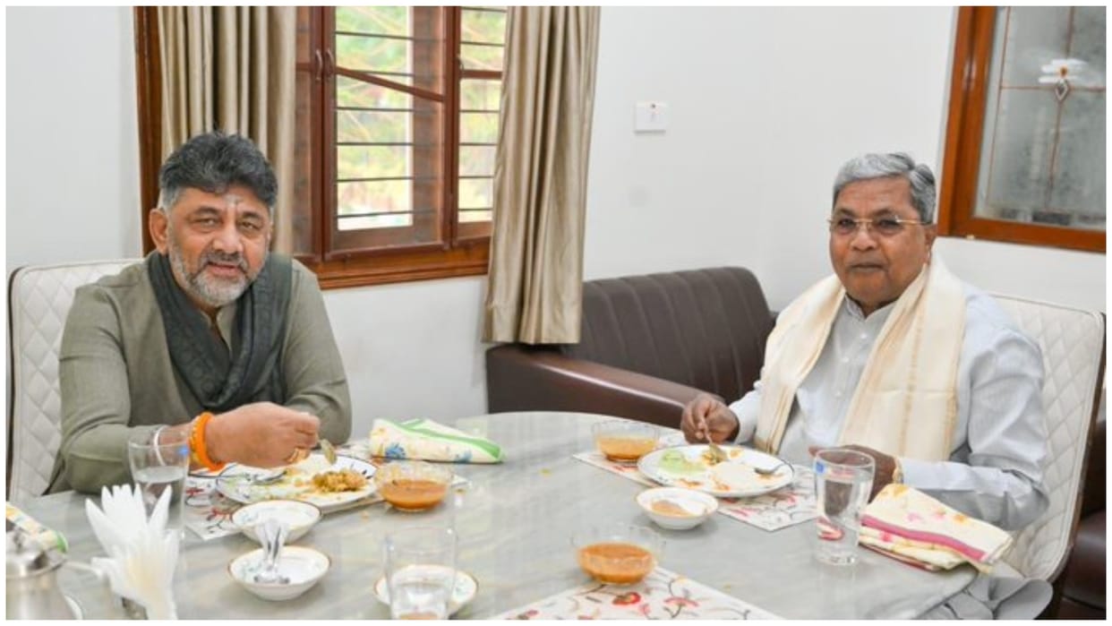 Karnataka: After Siddaramaiah  DK Shivakumar invites CM for breakfast