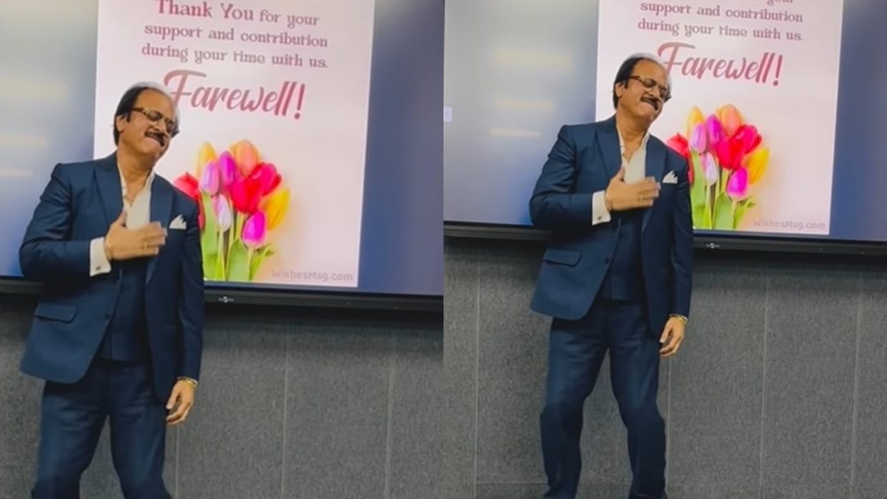 Maths teacher stormy dance at farewell hook step wins internet comments create uproar Video Viral