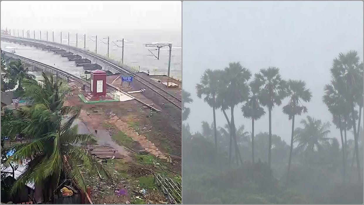 Cyclone Ditwah havoc: Rain and storm wreak havoc in South India, flights cancelled; Sri Lanka on high alert