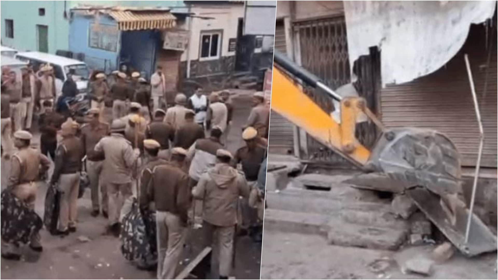 अवैध अतिक्रमणों पर नगर निगम की कार्रवाई