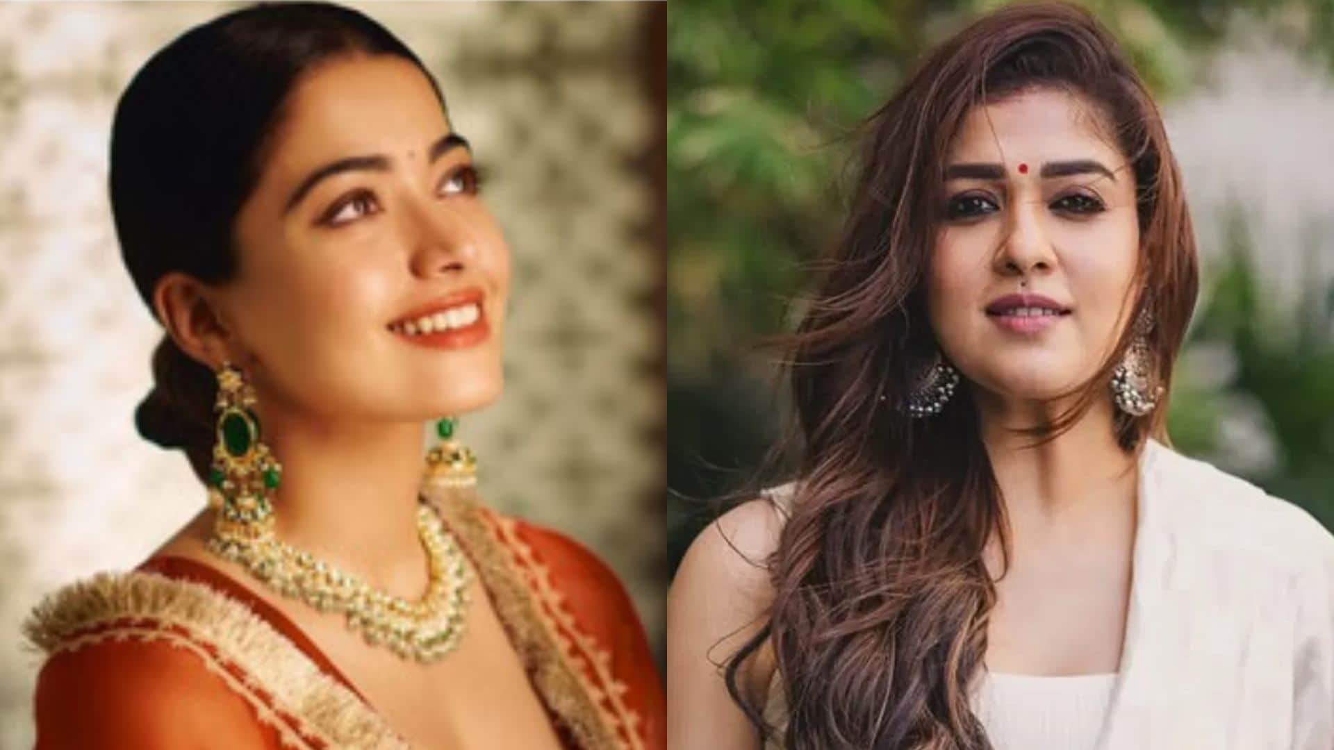 South Indian Actresses Who Worked in Bollywood Rashmika Mandanna Tamannaah Bhatia Nayanthara Samantha