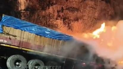 Horrific road accident in Chutupalu Valley: Uncontrolled trailer crushes several vehicles