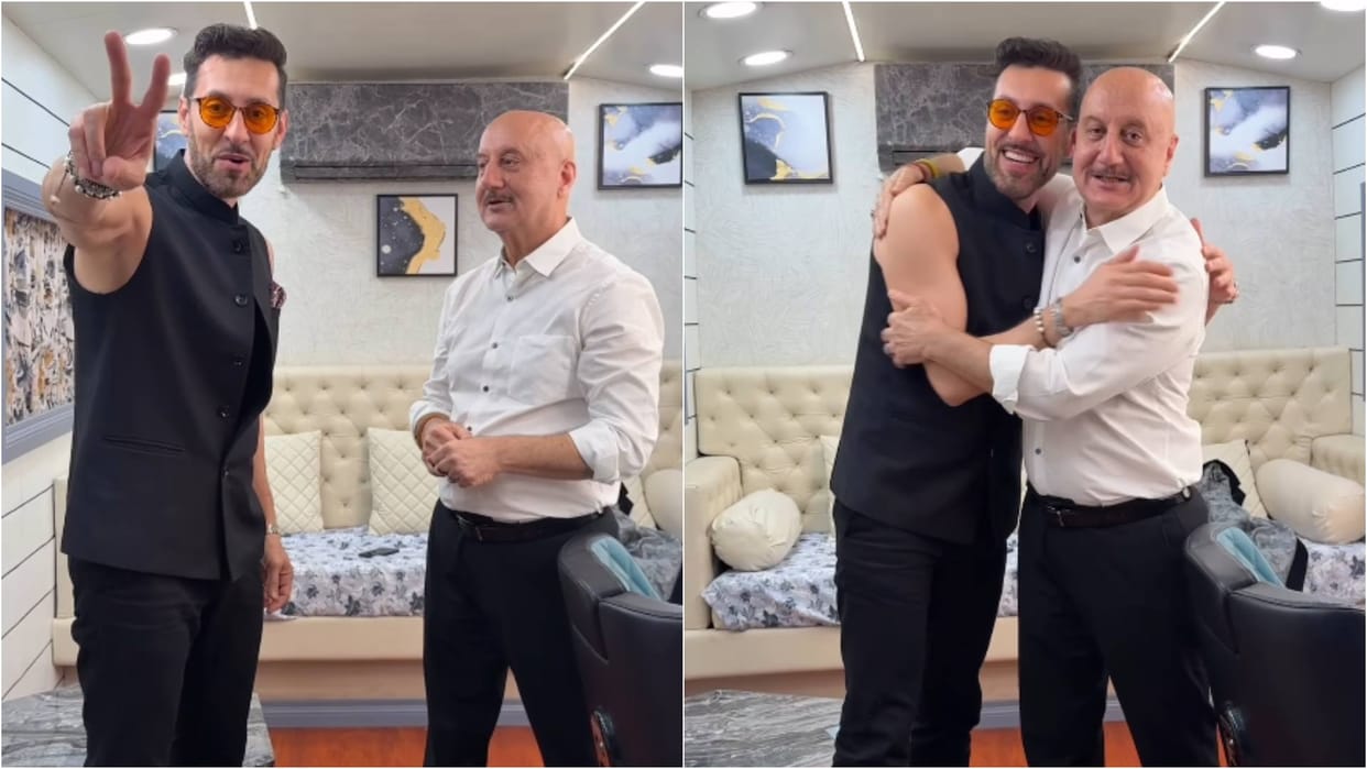 Anupam Kher meet Stand Up Comedian Max Amini shares video On social media