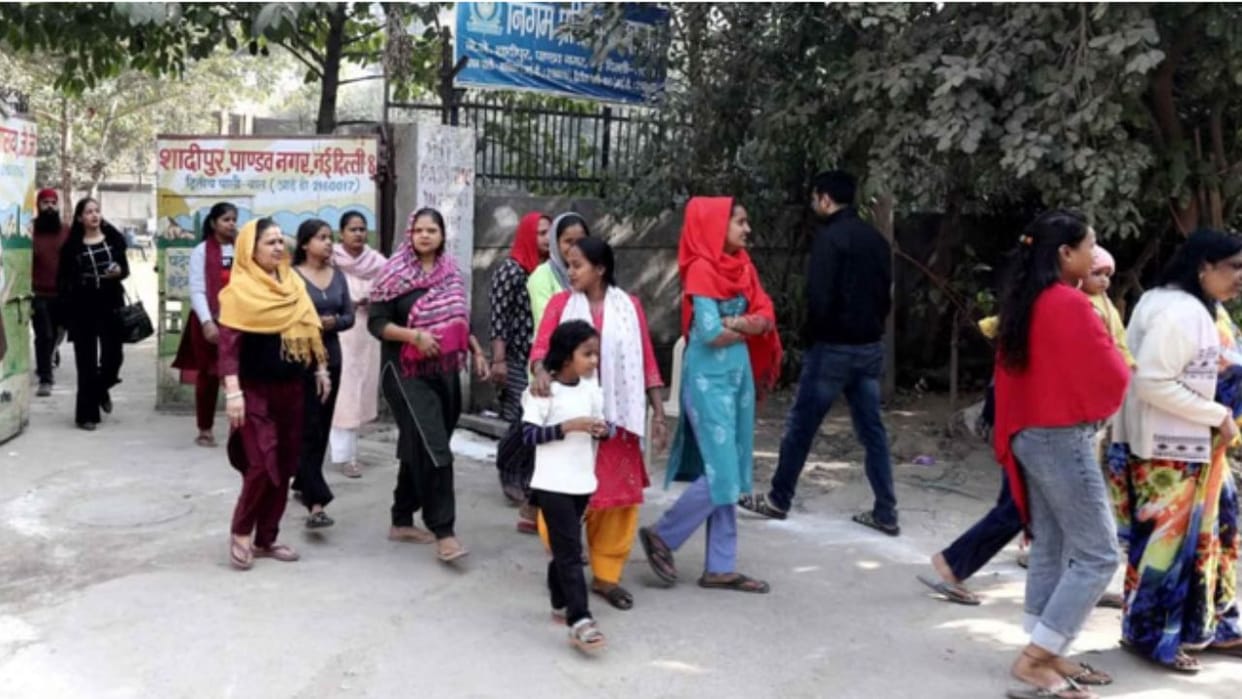 38.51 percent voting took place in MCD by-election