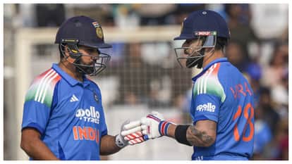 IND vs SA 1st ODI Security Breach Fans Touched Feet after Virat Kohli Century Ranchi Stadium