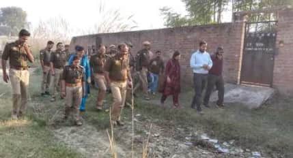 Kanpur Stone pelting on KDA team indecency with inspector and constable report against eight two arrested