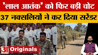 Naxalites surrender in Dantewada: 37 Naxalites surrender in Dantewada, Chhattisgarh