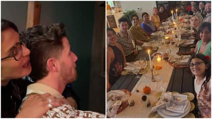 Priyanka chopra shares pictures with her husband nick jonas daughter and family