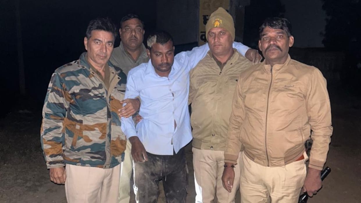 Police arrested animal slaughter accused in an encounter in Bareilly
