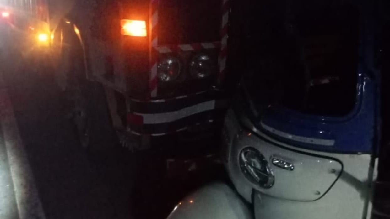 couple killed as Canter and tempo collide on Bypass in Bareilly
