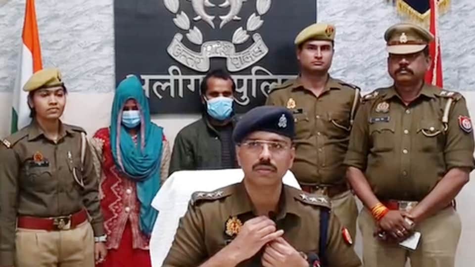 Bride And her lover murder her grandmother To avoid her own wedding in aligarh