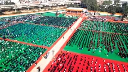 CM Saini in Kurukshetra Geeta paath in Kurukshetra