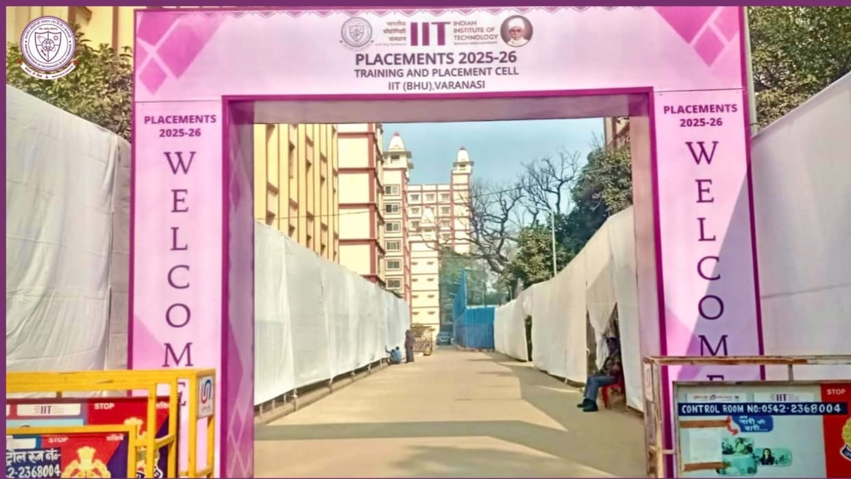 IIT BHU 30% more placement offers received in two days compared to 2024 in varanasi