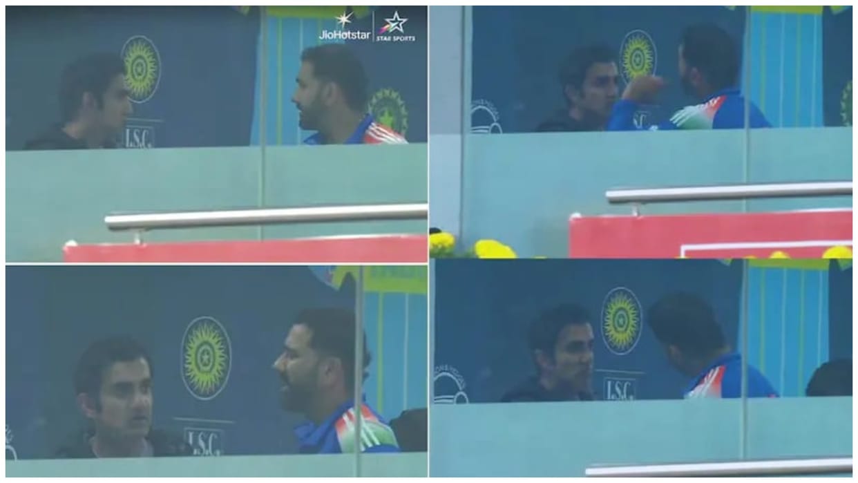 Watch: Rohit Sharma & Gautam Gambhir’s Heated Discussion After 1st ODI Win Leaves Fans Curious