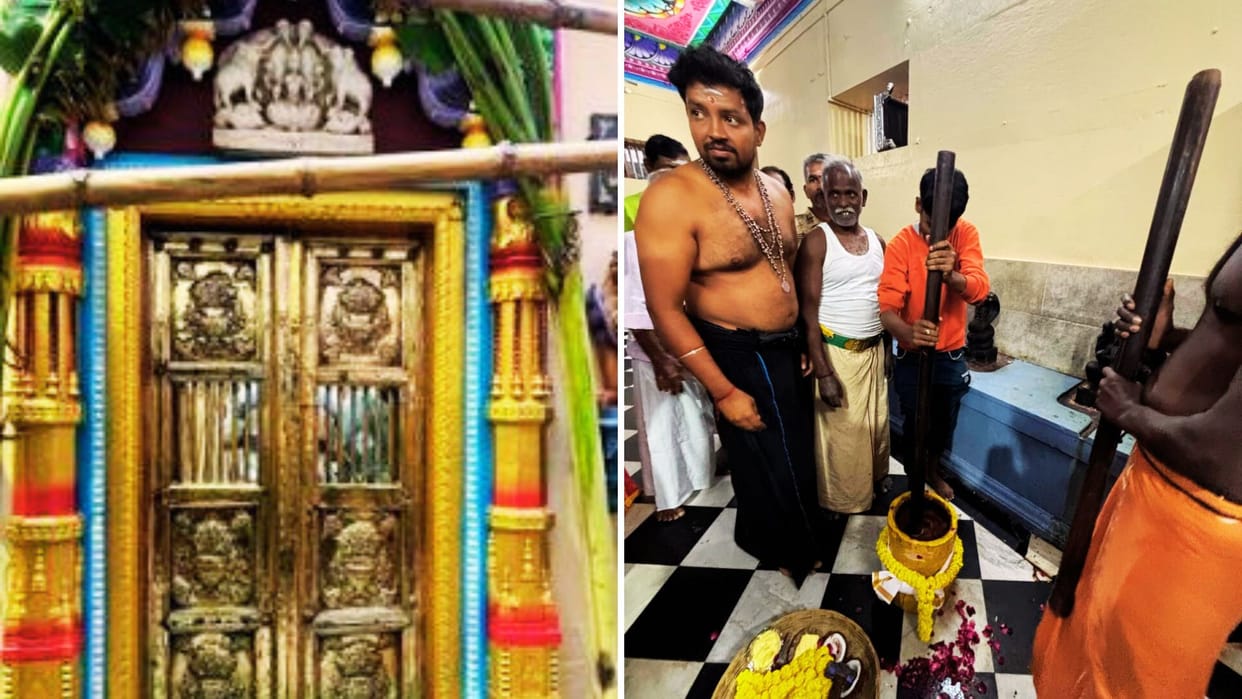 Maa Vishalakshi Kumbhabhishekam Shaktipeeth doors closed for 45 hours special prayers and worship