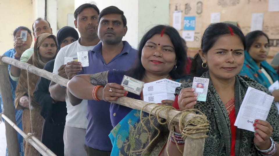 Only 38.51 percent voter turnout was recorded in the MCD by-elections on Sunday