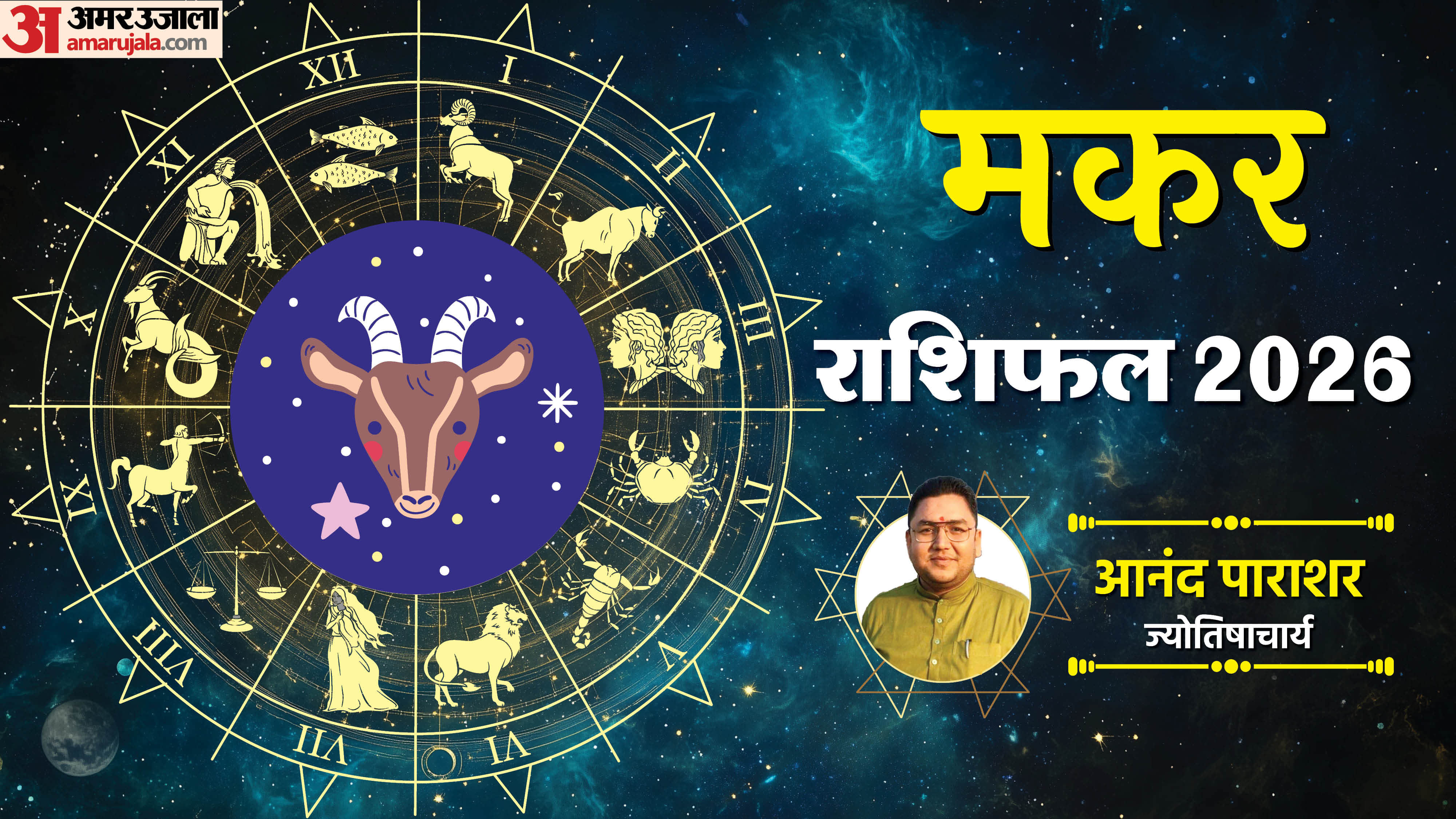 Rashifal 2026 Makar Rashifal Yearly Horoscope Prediction for Career Money Business Health and Love in Hindi