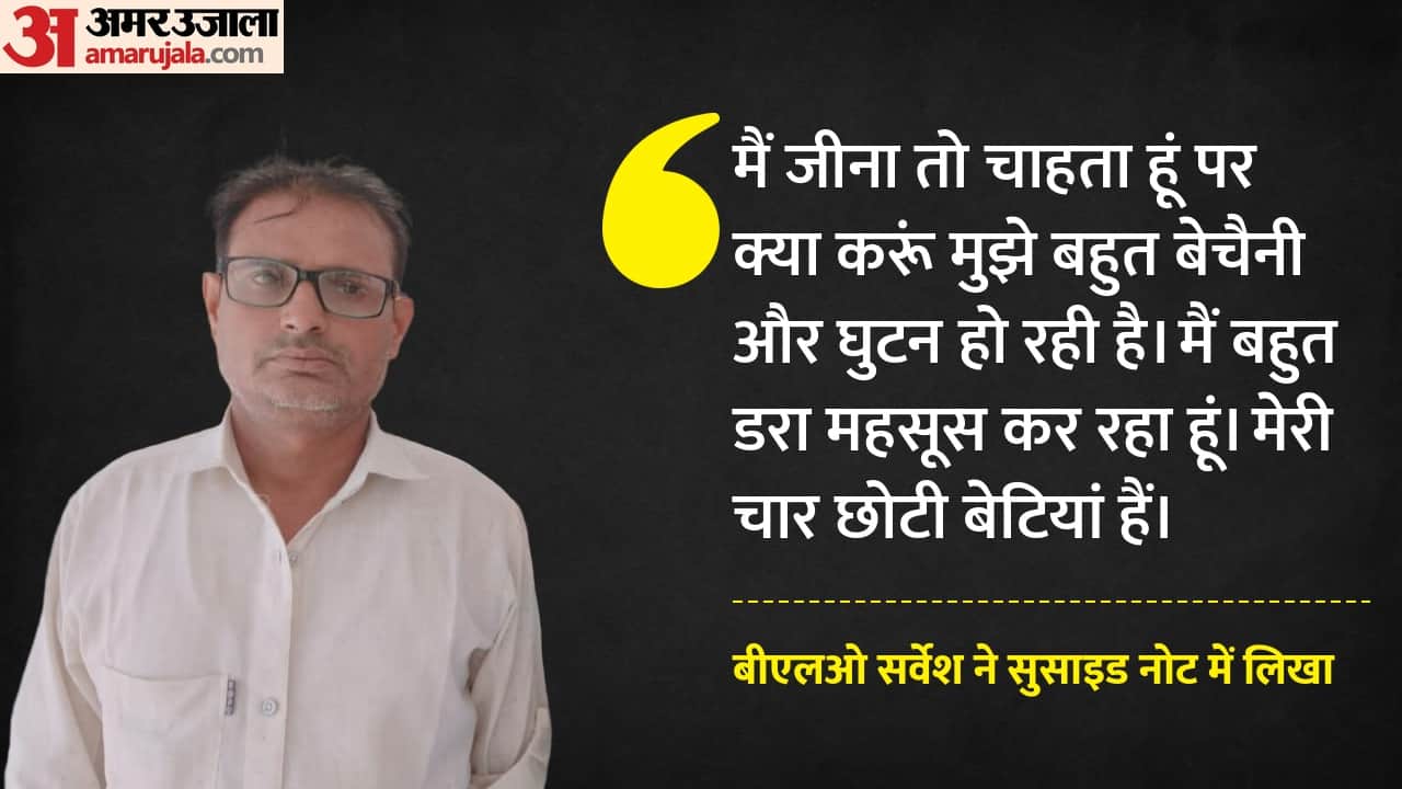 Moradabad BLO Sarvesh Singh wept profusely in video before committing suicide