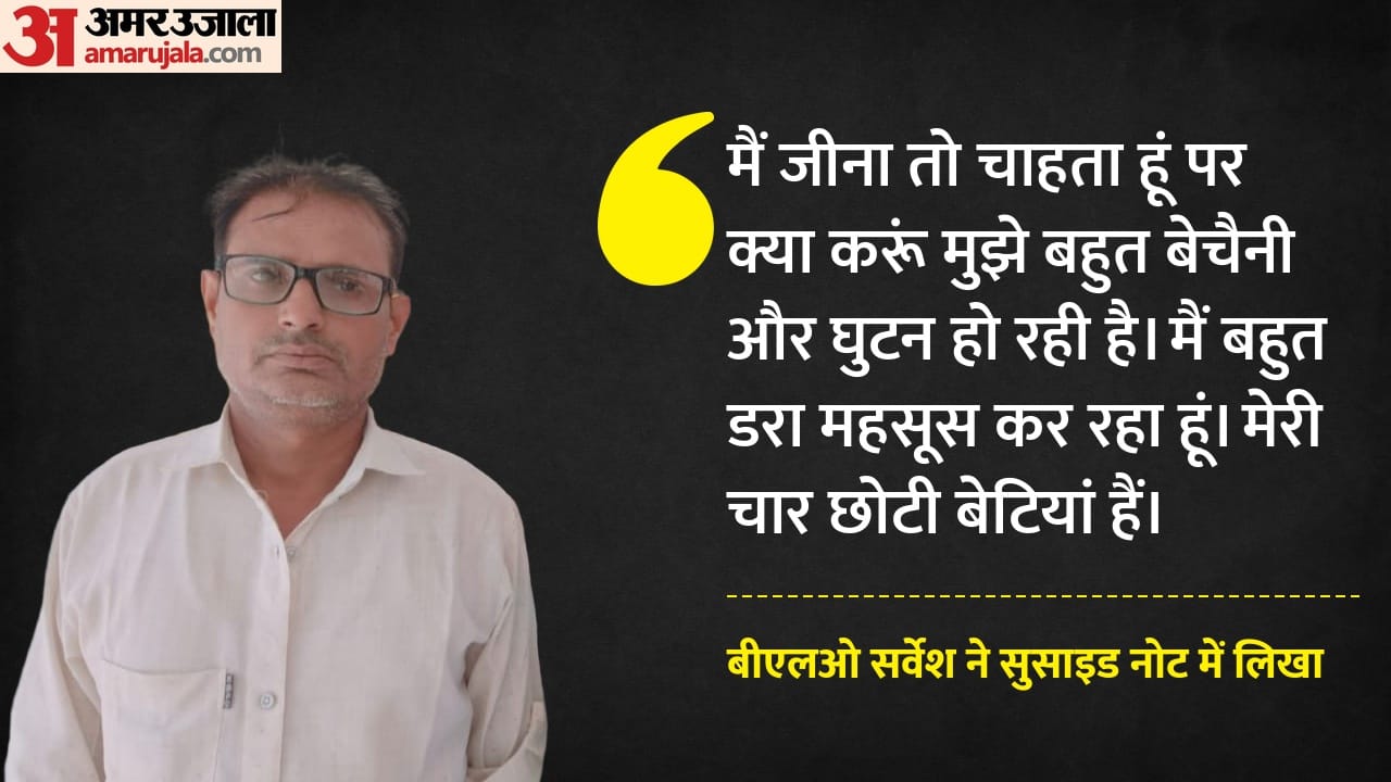 Moradabad BLO Sarvesh Singh wept profusely in video before committing suicide