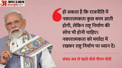 PM narendra Modi message to the opposition ahead of the winter session of Parliament News In Hindi