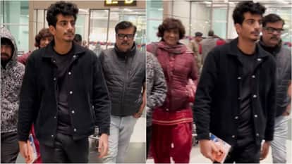 Palaash Muchhal Spotted for first time after wedding postponed with cricketer Smriti Mandhana video viral
