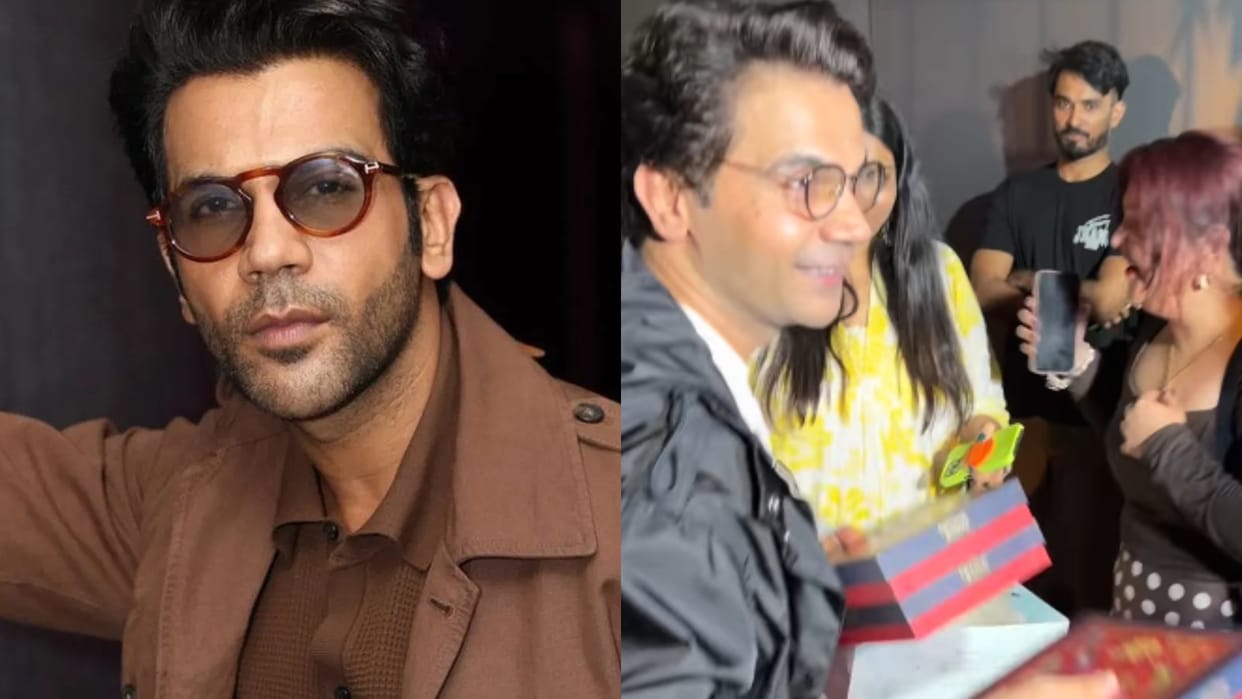 Rajkummar Rao Celebrated Birth of Daughter By Distributing Sweets And Click Pictures With Paparazzi