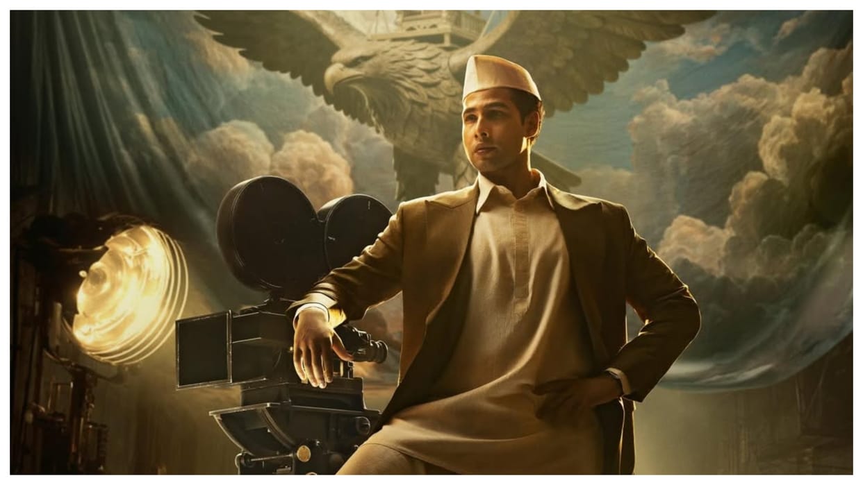Siddhant Chaturvedi seen in Biopic of V Shantaram The Rebel Of Indian Cinema