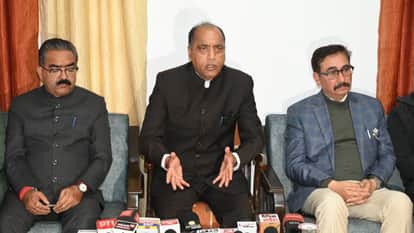 Jairam Thakur held a press conference at Tapovan Assembly premises Target Himachal Govt