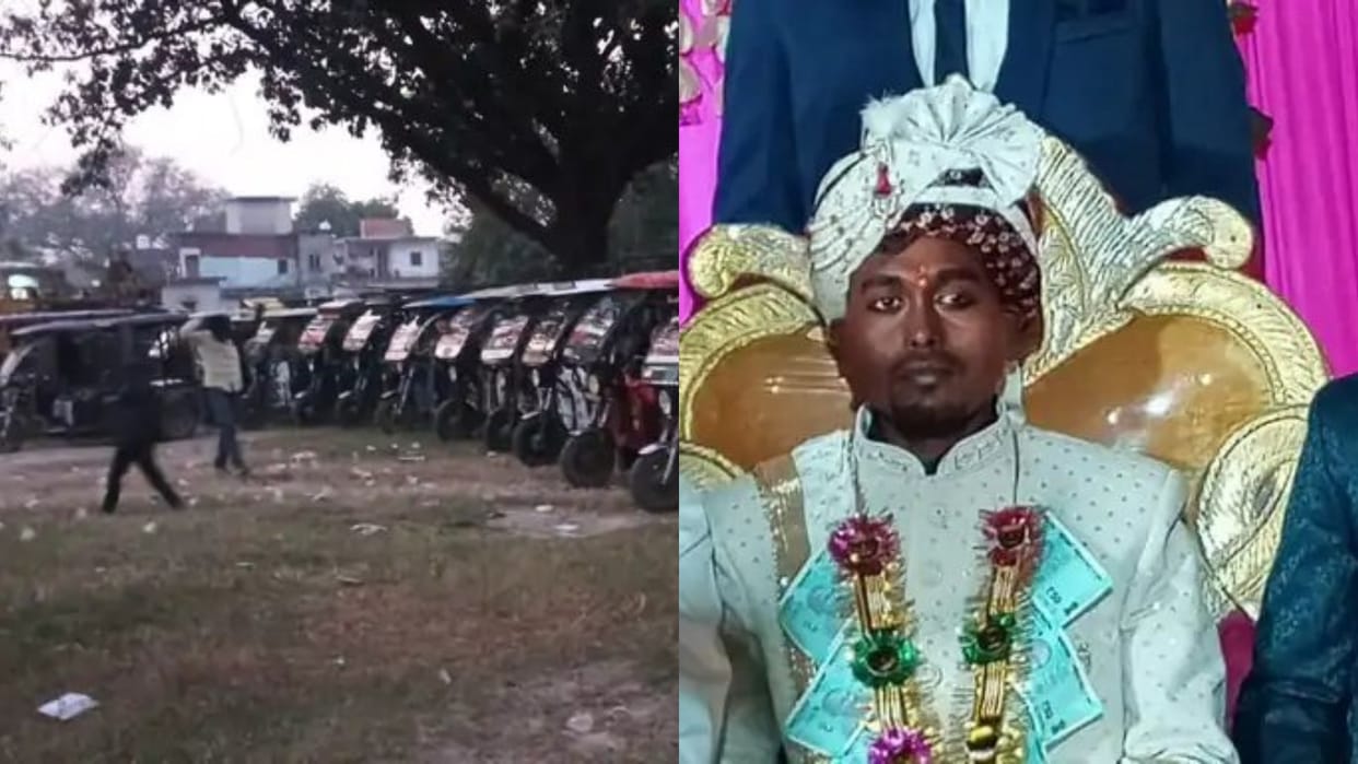 A procession of 30 e rickshaws took place in UP even the Thar and Fortuner pale in comparison Viral Video
